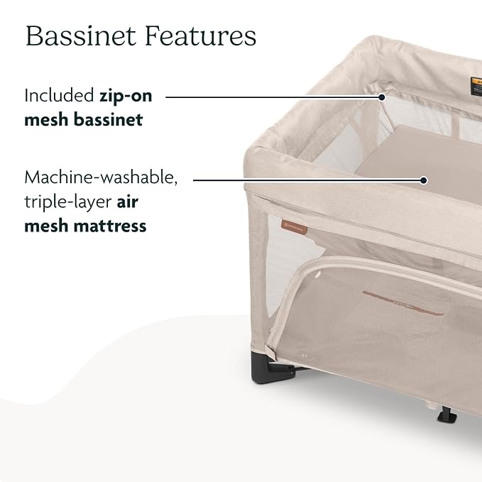 UPPAbaby Remi Playard | Deluxe 3-in-1 Portable Playard, Bedside Bassinet + - Image 5