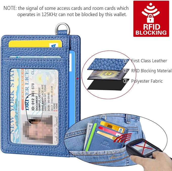 FurArt Slim Minimalist Wallet, Front Pocket Wallets, RFID Blocking, Credit Card - Image 5