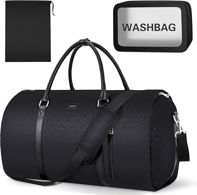 Garment Bag for Travel Convertible Carry On Garment Bag Large Travel Duffel by TIBES