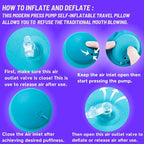 Vorgato Luxury- Inflatable Travel Pillow - Image 4