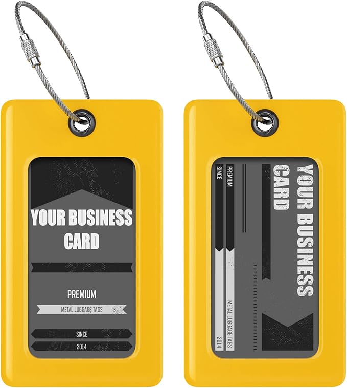 Luggage Tags Business Card Holder by TUFFTAAG by ProudGuy