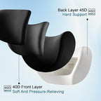 2Pcs 2025 Double-Layer Car Pillow, Cloud-Like Comfort Car Neck Pillow, Dual - Image 4