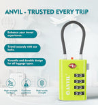 ANVIL 4 Digit Luggage Locks, TSA Locks - Image 4