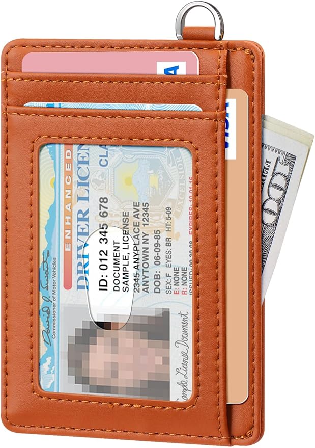 FurArt Slim Minimalist Wallet, Front Pocket Wallets, RFID Blocking, Credit Card - Image 2