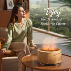 Essential Oil Diffuser for Home: 500ML Aroma Diffuser for Hotel Office Yoga Room - Humidifier with 9 Colors LED Night Light for Kids/Women Home Relaxation,Canary Yellow