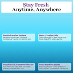 Zero Trace Travel Deodorant Wipes - Image 8