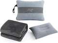 Melissa Large Travel Blanket and Inflatable Pillow Set by Melissa