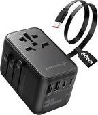 Fosmon Universal Travel Adapter Worldwide by Fosmon