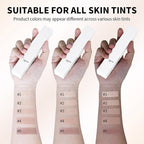 AKARY Blance Cover Cream Stick, Korean Portable Color Changing Foundation Stick, Hydrating Concealer Base Makeup, Dual-Ended with Brush, Portable Blur Pores Even Skin Tone for All Skin Types, #1 Fair