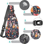 TITECOUGO Small Sling Bag, Lightweight Crossbody Backpack - Image 5