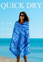 2 Pack Microfiber Lightweight Thin Beach Towel Sand Free Quick Dry Super - Image 6