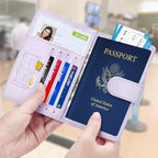 Herain Passport Holder for Travel Cruise Essentials, RFID Passports Book Card - Image 2