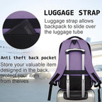 Laptop Backpack, Business Travel Anti Theft Slim Durable Laptops Backpack - Image 6