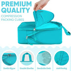 8 Set Compression Packing Cubes - Image 5