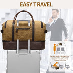 Nerlion Weekender Bag with Shoe Compartment Large Overnight Bag - Image 3