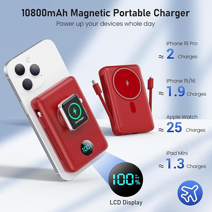 Magnetic Portable Charger for iPhone - Image 2