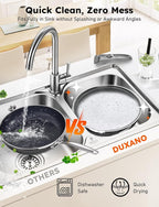 Pro DUXANO 12PC Nonstick Pots and Pans Set&Hybrid 3-Ply Stainless Steel Skillet - Image 11