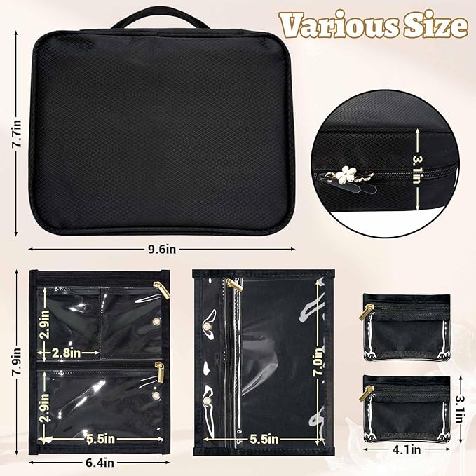Travel Jewelry Organizer Case, Jewelry Storage Bag - Image 2
