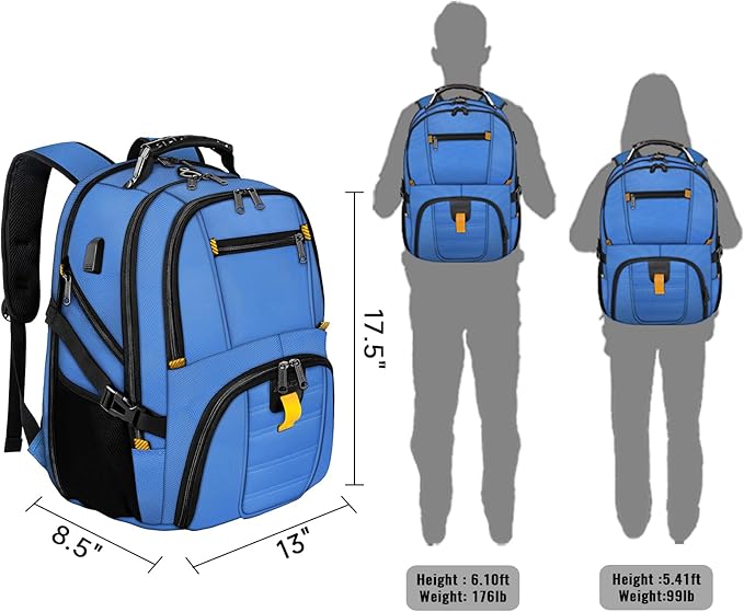YOREPEK Travel Backpack, Extra Large 50L Laptop Backpacks - Image 7