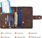 Eoehro Passport Holder for Travel Essentials, Passport Wallet Cover Case for - Image 3