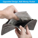 Airtag Passport Holder Cover Wallet Travel Essentials RFID Blocking Leather - Image 4
