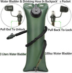 ATBP Tactical Water Hydration Pack Military 3L Water Bladder Carrier Backpack - Image 3