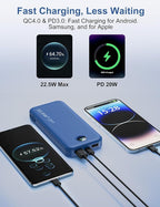 Portable Charger, 12000mAh 22.5W USB C Power Bank Fast Charging - Image 5
