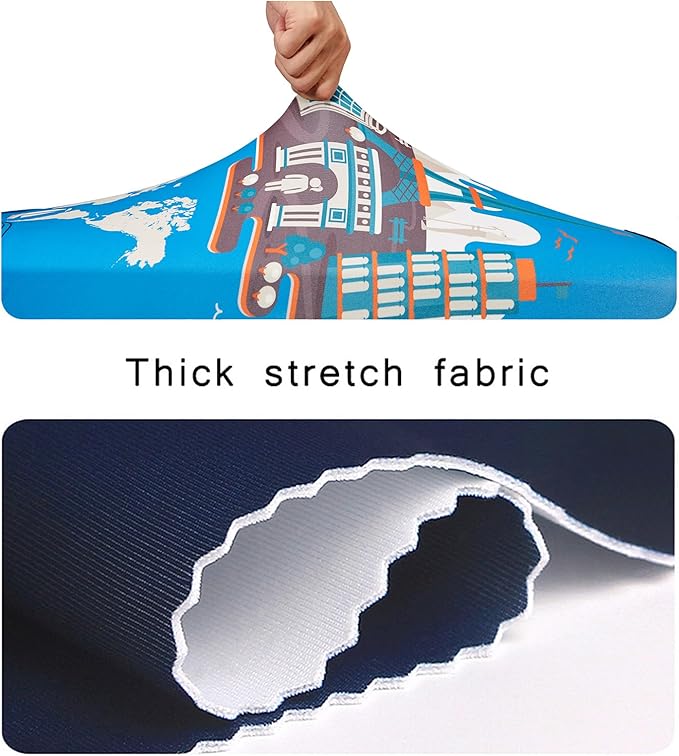 WUJIAONIAO Travel Luggage Cover Baggage Suitcase Cover Protector Skins 18-32 - Image 3