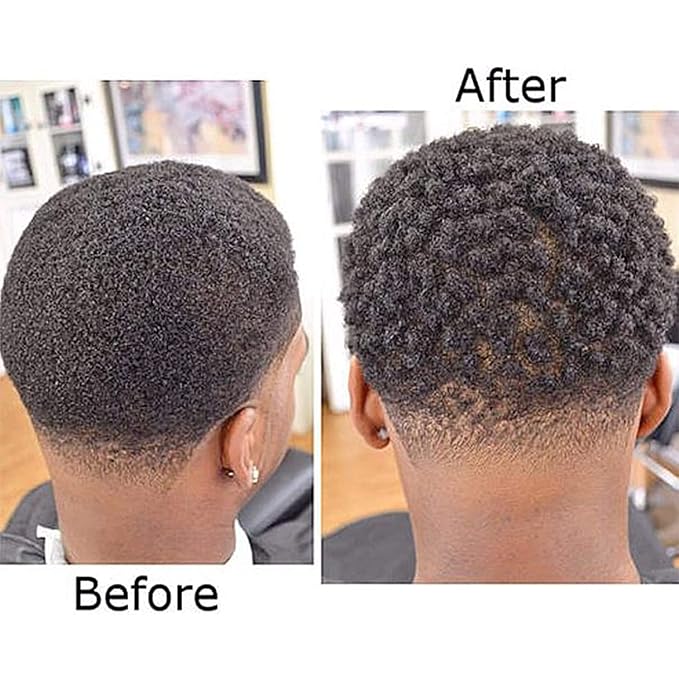 2 Pcs Hair Sponge for Black Men Curls - Double Sided Curling Sponge, Small Holes Hair Twist Tool, Twist Brush for Textured Styling