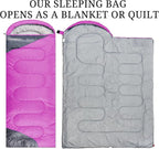 tuphen- Sleeping Bags for Adults Kids Boys Girls Backpacking Hiking Camping - Image 6