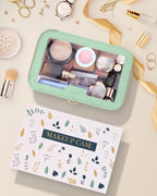 Travel Clear Makeup Bag with Makeup Brush Bag, Leather Makeup Case Toiletry Bag - Image 7
