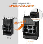 TABITORA Travel Portable Hanging Shelves Closet Organizer Packing Luggage - Image 2