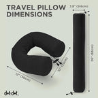 Dot&Dot Twist Memory Foam Travel Pillow - Image 2