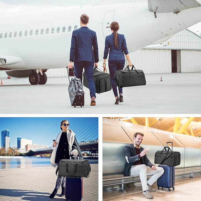 Garment Duffle Bags for Travel, Bukere Convertible Carry on Garment Duffel Bag - Image 9