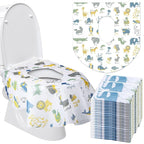 50 Packs Disposable Toilet Seat Covers Extra Large Individually Wrapped by Reginary