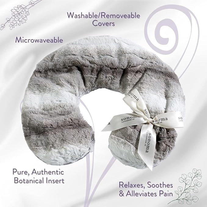 Sonoma Lavender Luxury Lavender Heatable/Chillable Neck Pillow, Microwaveable - Image 3