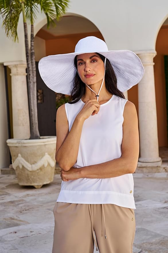 Women's Wide Brim Poolside Hat - Image 2
