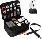 Extra Large Electronics Organizer Travel Case, Cable Organizer Bag by Unknown