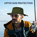 Sun Hats for Men Women Boonie Hat Foldable Fishing Hat UPF 50+ Bucket Hat for - Image 4