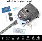 Sling Bag for Women Crossbody Bags Sling Purse Cross Body Backpack Vegan - Image 7