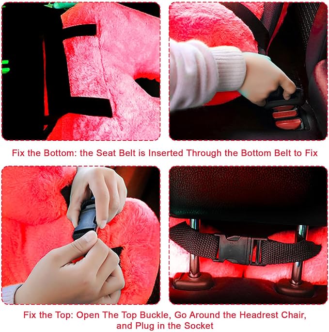 Travel Pillow, Travel Pillow for Kids, Sleeper Hold Pillow Travel, Removable - Image 3