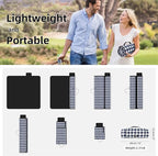ZAZE Picnic Blankets Machine Washable, Oversized XL Outdoor Mat - Image 5