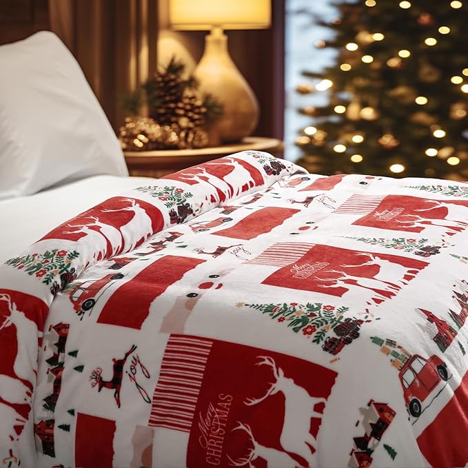 PHF Printed Fleece Blanket King Size, No Shed No Pilling Ultra Soft Plush Cozy - Image 5