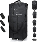 Expandable Foldable Luggage, Rolling Duffle Bag by Gloyuda