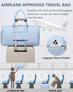Women Duffle Weekender Travel Bag: Large Duffel Bags - Image 7