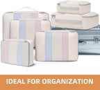 BAGAIL 6 Set/8 Set/10 Set Packing Cubes Various Sizes Packing Organizer - Image 6
