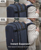 Tolaccea Travel Backpack with Garment Bag, Suit Carry On Backpack, TSA Flight - Image 6