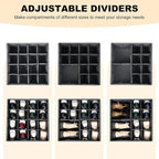 Shoe Organizer for Closet, Foldable Shoe Storage Bins - Image 2