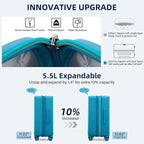 Hard Shell Suitcases Travel Expandable Luggage, 24 Inch Check in Luggage - Image 4