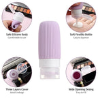 16 Pack Travel Bottles Set, TSA Approved Leak Proof Silicone Squeezable - Image 4